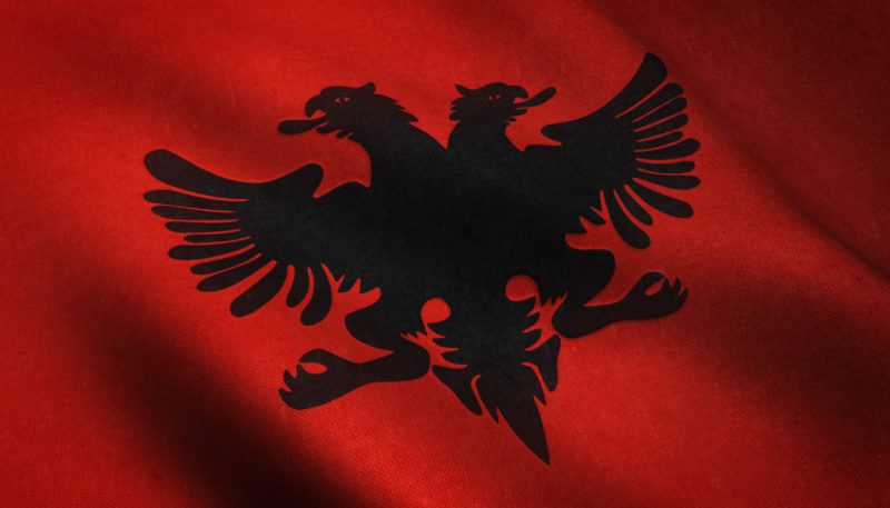 flaga albanii